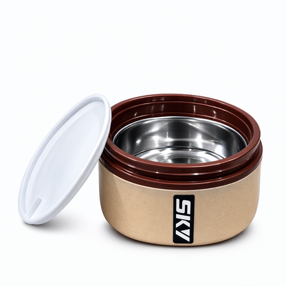 Eco-Friendly 3-Tier Lunch Box with Handle | Leakproof & Durable Tiffin Box